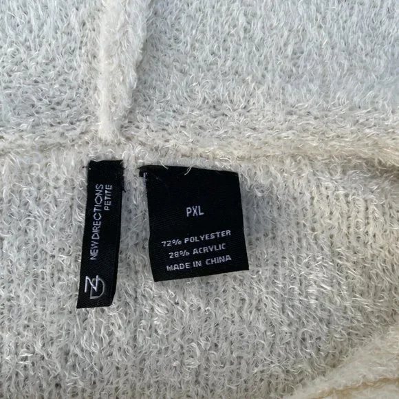 ND New Direction Women Sweater Hoodie Lon Sleeve Top Size PXL - Picture 5 of 6